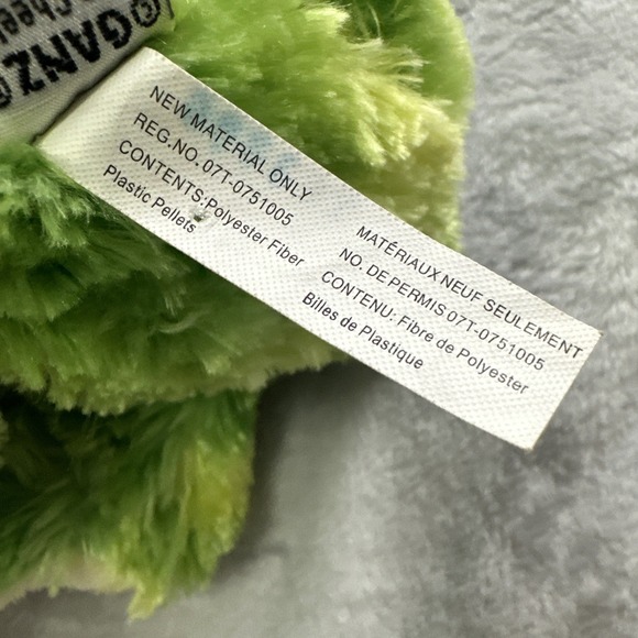 Ganz Webkinz Tie Dye Frog Plush Stuffed Animal 8" HM162 NO CODE Green Swamp - Picture 7 of 10